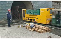 云南CTL12噸雙駕煤礦用防爆蓄電池電機(jī)車現(xiàn)場(chǎng)視頻