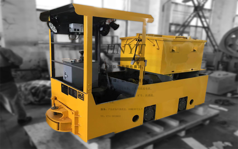 云南2.5噸蓄電池湘潭電機車發(fā)往國外