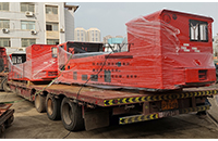 云南8噸雙駕駛室湘潭電機車發(fā)往新疆某銅礦