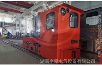 貴州防爆型5噸湘潭蓄電池電機車發(fā)往山西