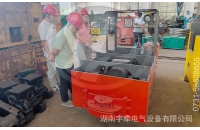 陜西金屬礦客戶來到湘潭電機(jī)車廠家進(jìn)行參觀考察