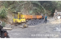 陜西2.5噸防爆湘潭電機(jī)車海外煤礦工作視頻